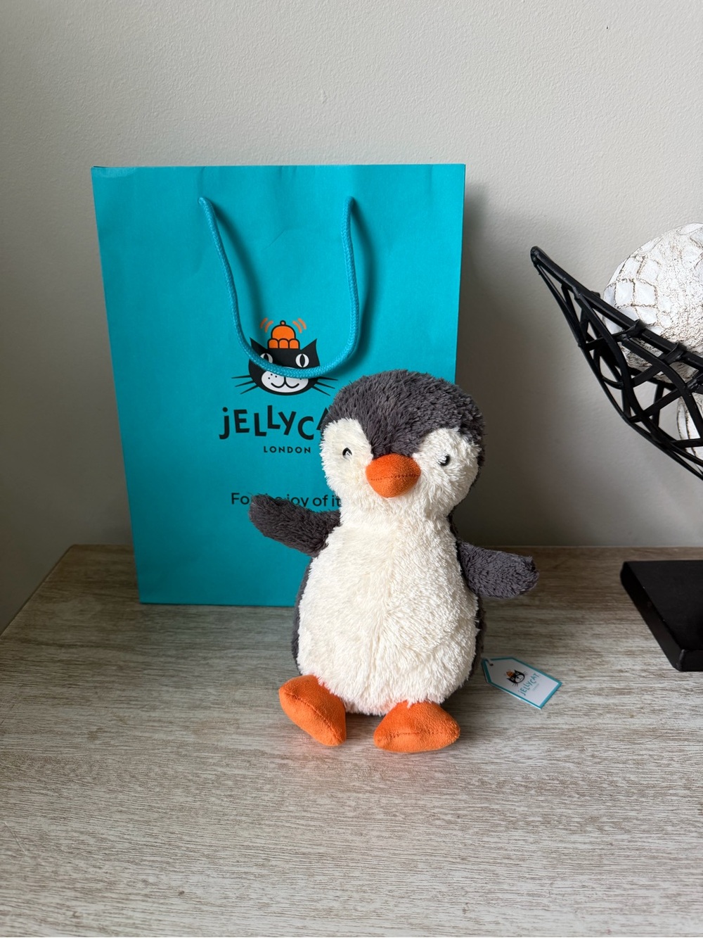 New Jellycat Peanut Penguin is a soft